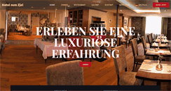 Desktop Screenshot of hotel-ziel.de